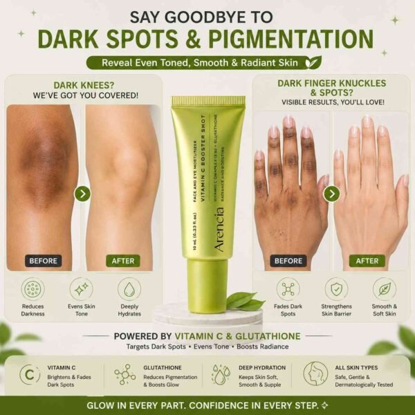 ChatGPTImageJul29202601_44_30P Korean Company Vitamin C Booster Shot, Pure Vitamin C + Glutathione for Bright, Healthy Skin Glow, Black Spot