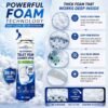 p3 Eco-Friendly Toilet Foam Cleaner Spray Cleans Deodorizes Removes Limescale Leaves Fresh Scent Powerful Cleanse 500ml